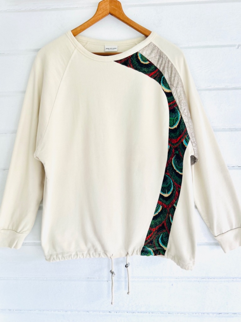 DRIES VAN NOTEN 'Mixed Media' Sweatshirt - XS